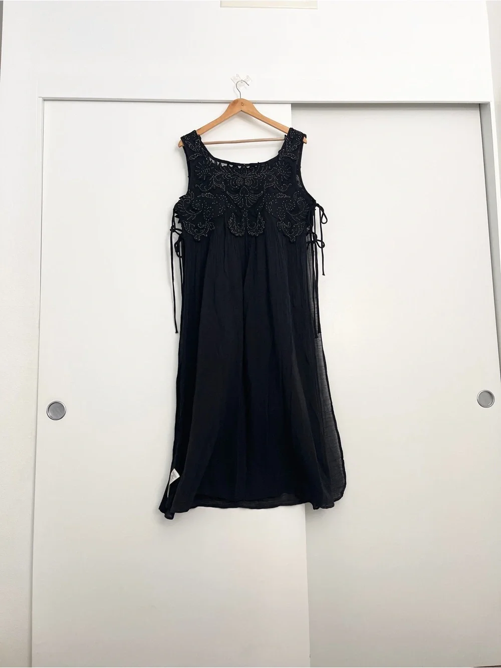 NWOT Free People Pacha Maxi Beaded Top Size Large